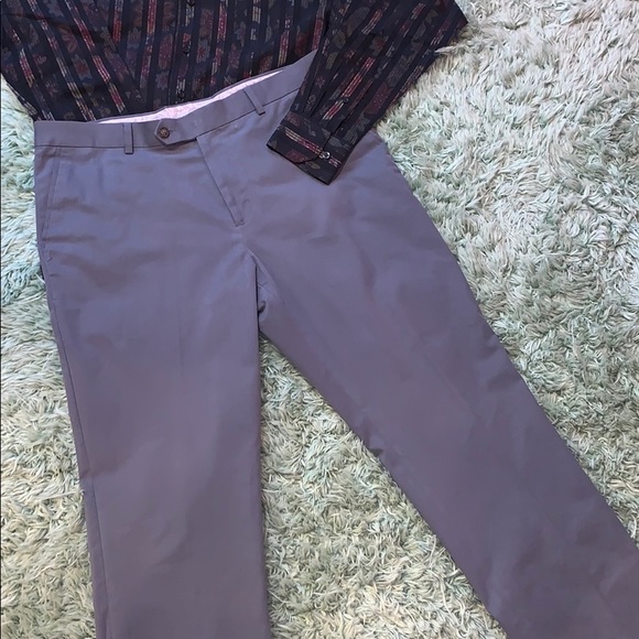 Tasso Elba Flat Front Men’s Chino Style Pants - Picture 1 of 6